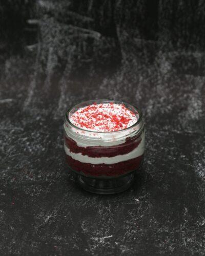 Red Velvet Cake Jar