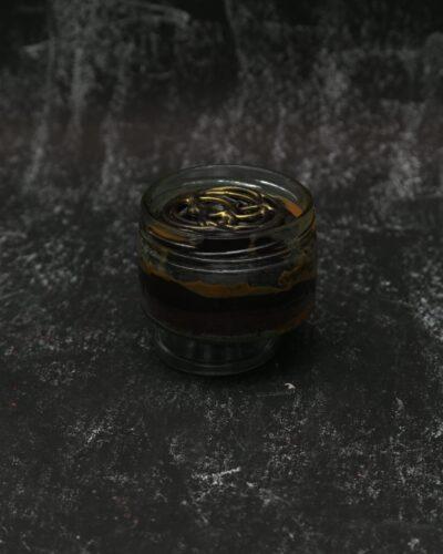 Belgium Choclate & Salted Caramel Cake Jar