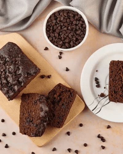 Chocolate Chocochip Tea Cake