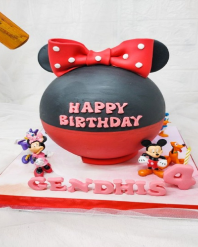 Mickey mouse pinata Cake