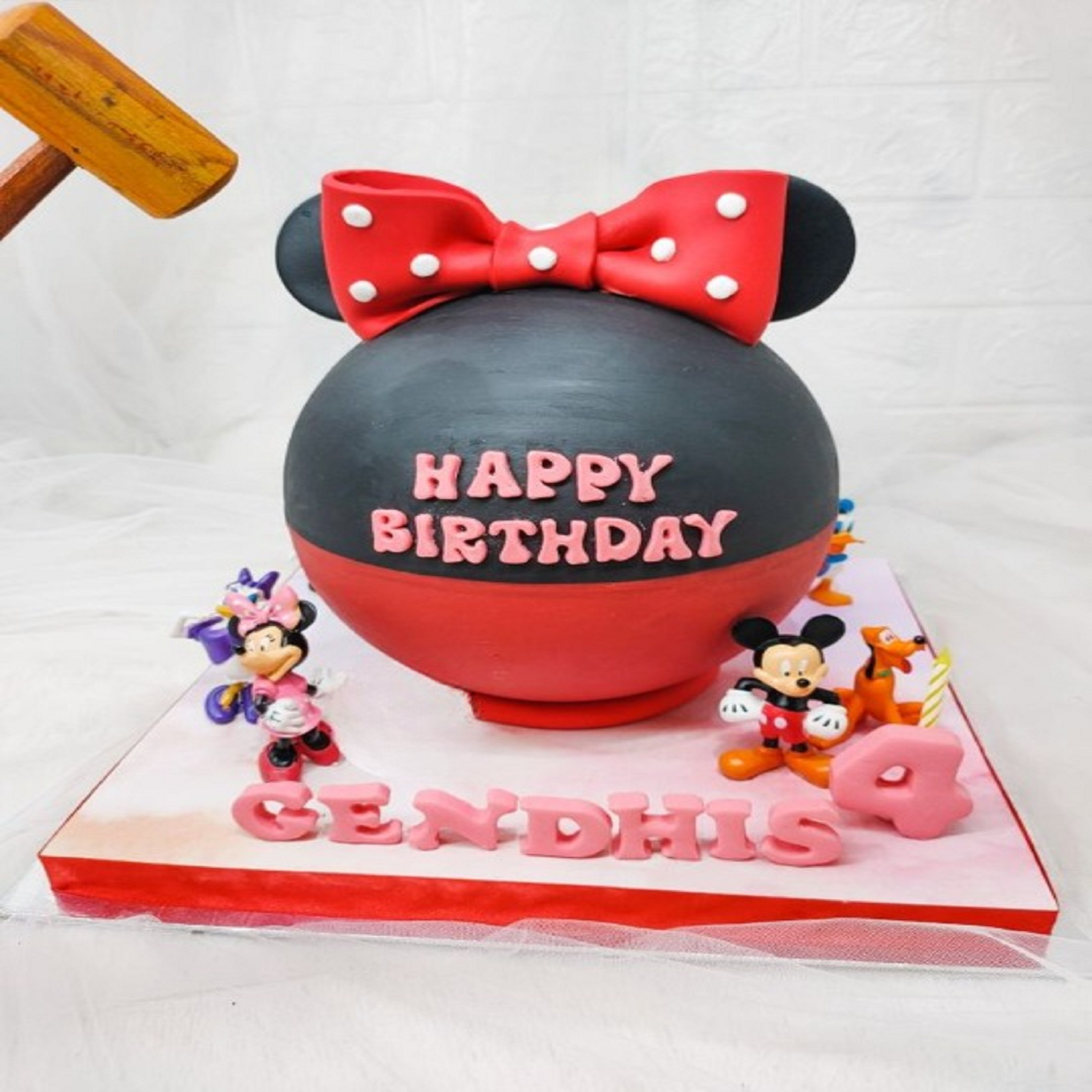 Mickey mouse pinata Cake