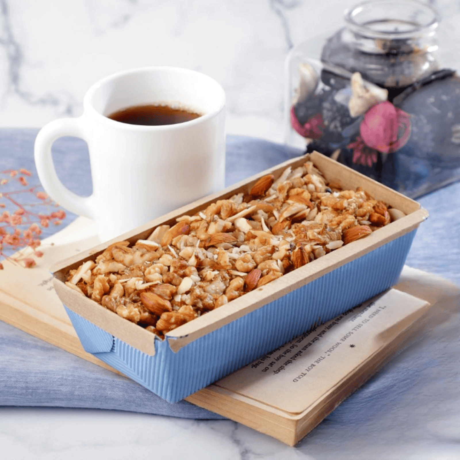 Whole Wheat Jaggery Tea Cake