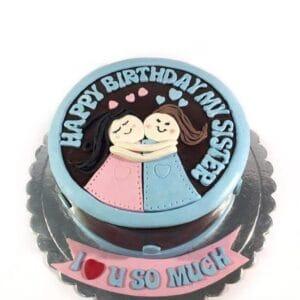 Sisterly Love Hug Cake - Image 1