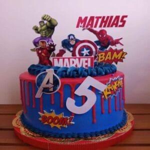 Avenger Smash Cake - Image 1