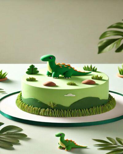 Dinosaur Birthday Cake