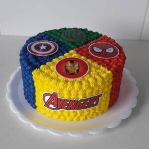 Kids Marvel Cake - Image 1
