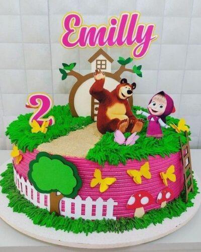 Masha Forest Feast Cake