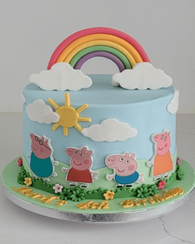 Peppa Pig & Mummy Pig Cake