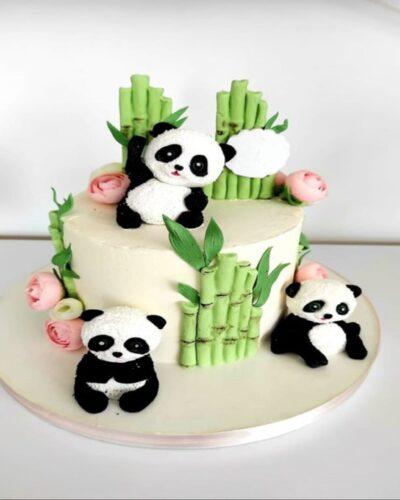 Panda Family Cake