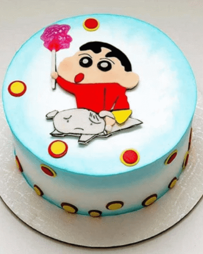 Shinchan n shiro Cake